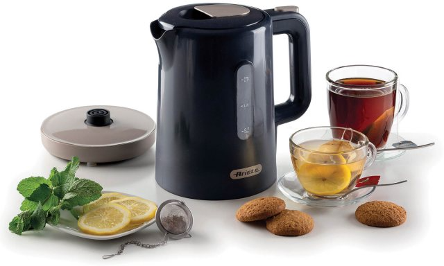 Ariete AR2846 2200W 1.7L Breakfast Line Kettle - Dark Grey