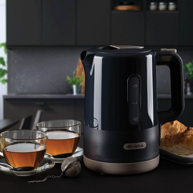 Ariete AR2846 2200W 1.7L Breakfast Line Kettle - Dark Grey