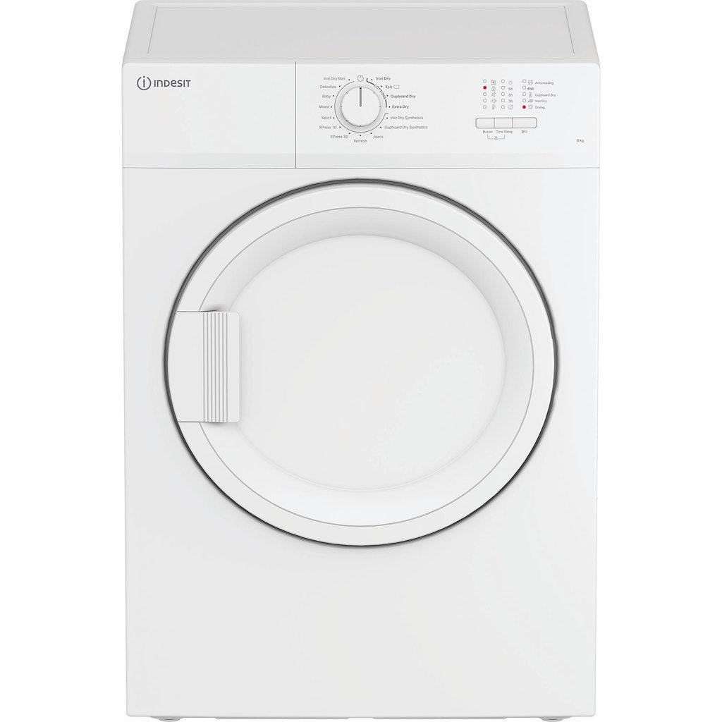 Indesit CYDA81WWGLUK 8kg Vented Tumble Dryer - White