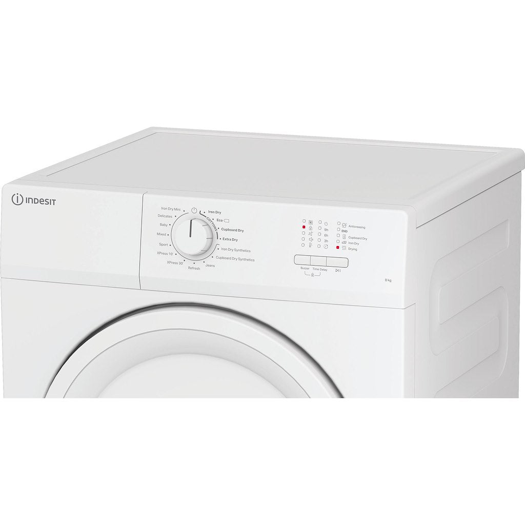 Indesit CYDA81WWGLUK 8kg Vented Tumble Dryer - White