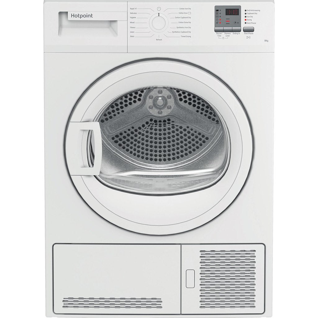 Hotpoint CHDC82WWGDUK 8kg Condenser Tumble Dryer - White