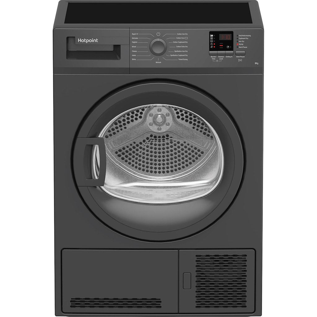 Hotpoint CHDC82GGGDUK 8kg Condenser Tumble Dryer - Graphite