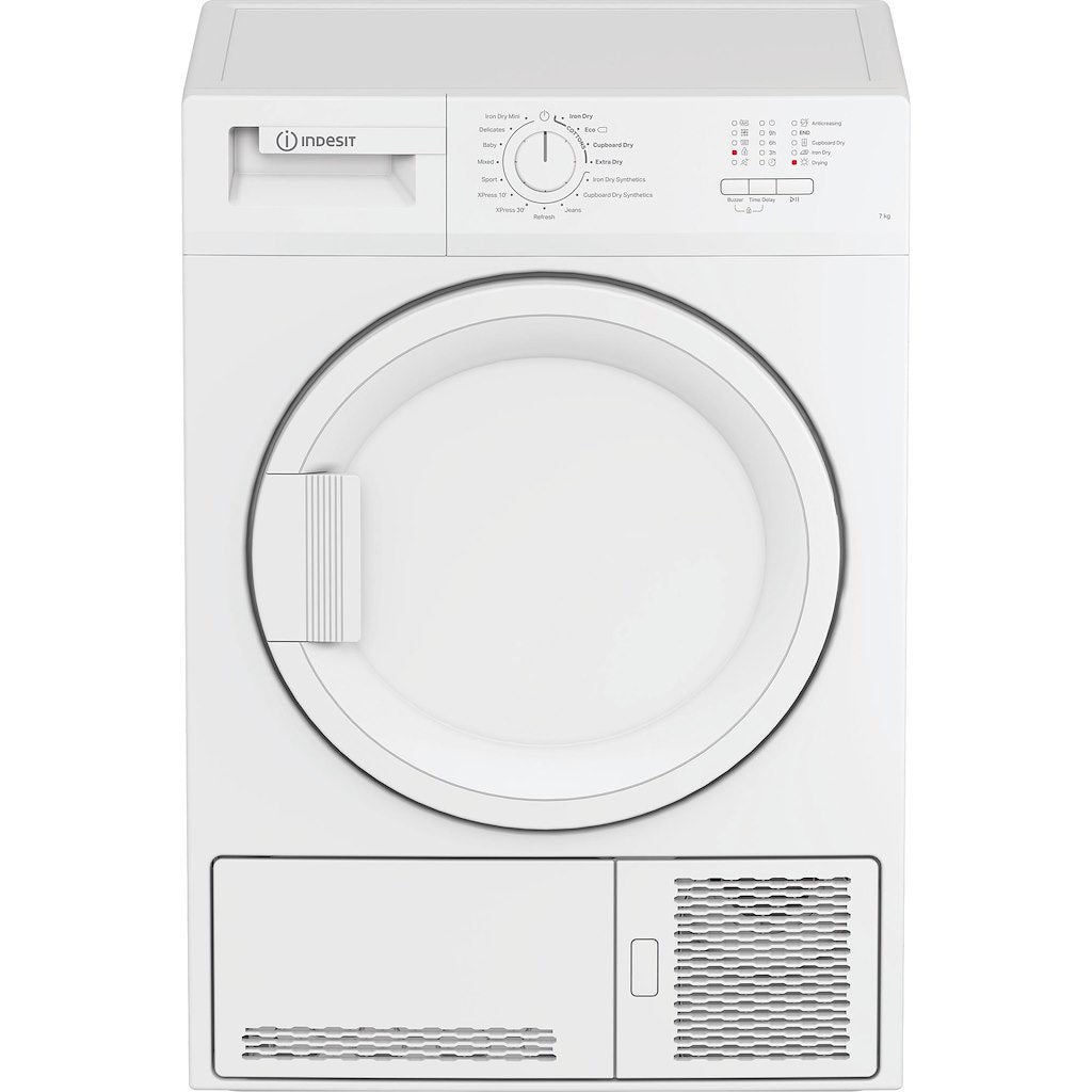 Indesit CYDC82WWGLUK 8kg Condenser Tumble Dryer - White