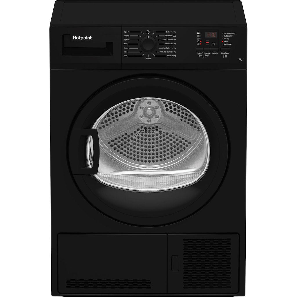 Hotpoint CHDC82BBGDUK 8kg Condenser Tumble Dryer - Black