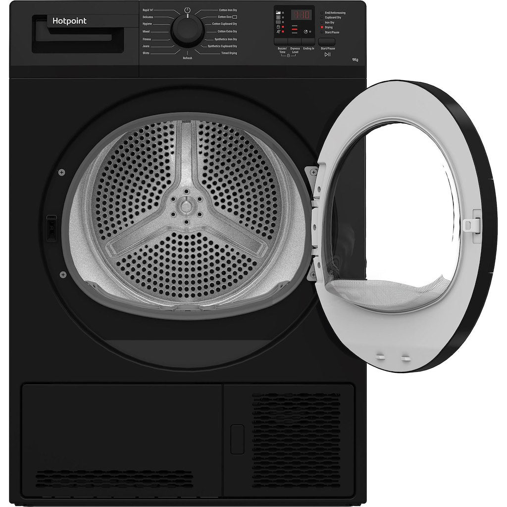 Hotpoint CHDC92BBGDUK 9kg Condenser Tumble Dryer - Black