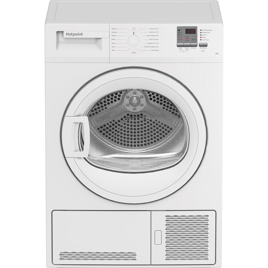 Hotpoint CHDC82WWGDUK 8kg Condenser Tumble Dryer - White