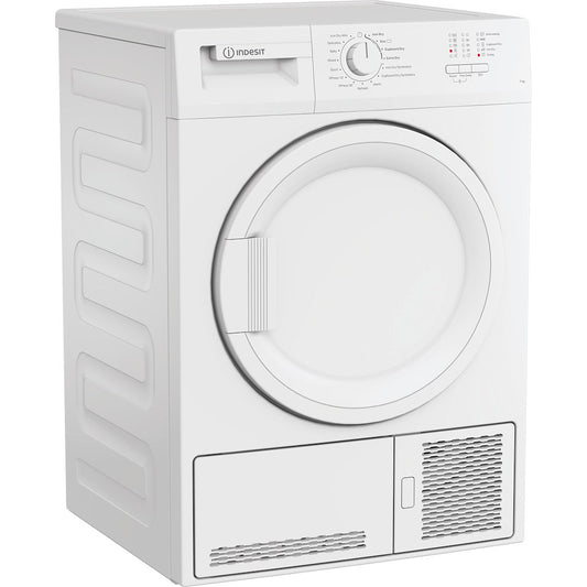 Indesit CYDC82WWGLUK 8kg Condenser Tumble Dryer - White