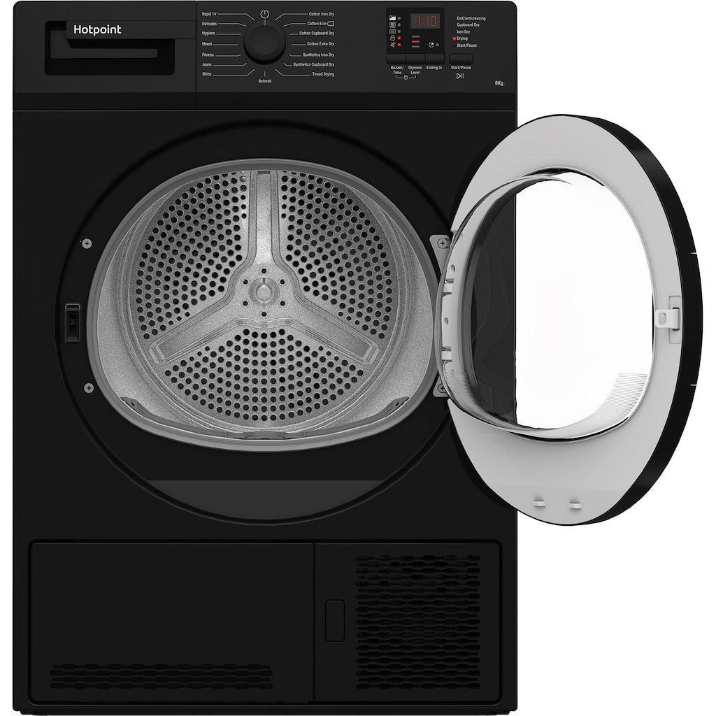 Hotpoint CHDC82BBGDUK 8kg Condenser Tumble Dryer - Black