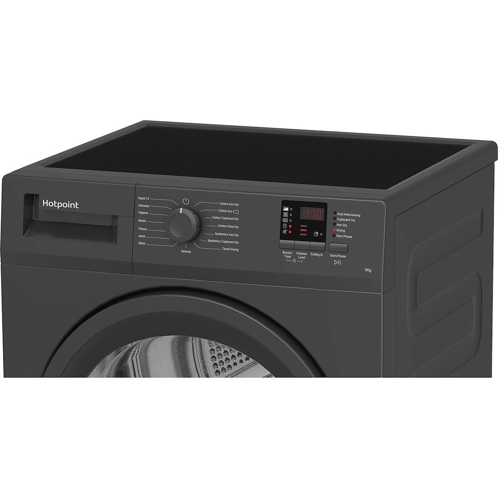 Hotpoint CHDC92GGGDUK 9kg Condenser Tumble Dryer - Graphite