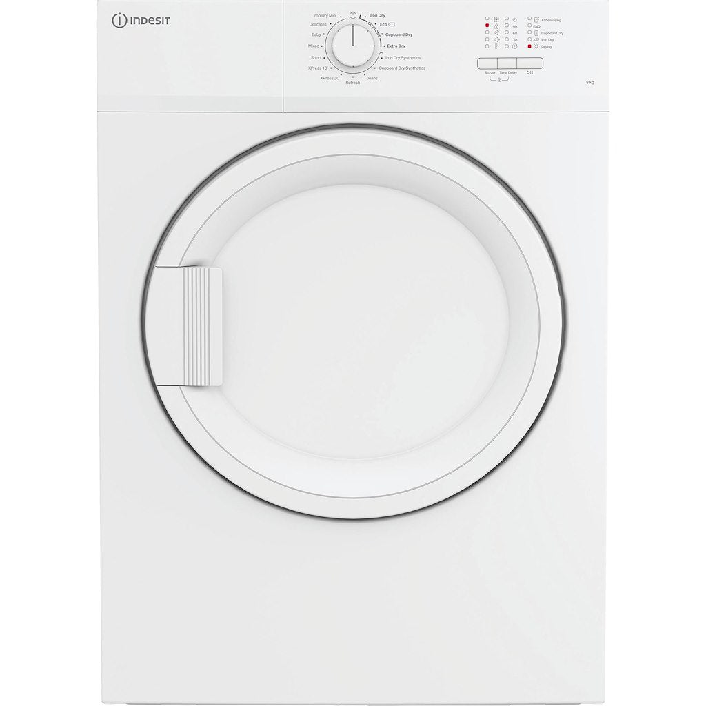 Indesit CYDA81WWGLUK 8kg Vented Tumble Dryer - White