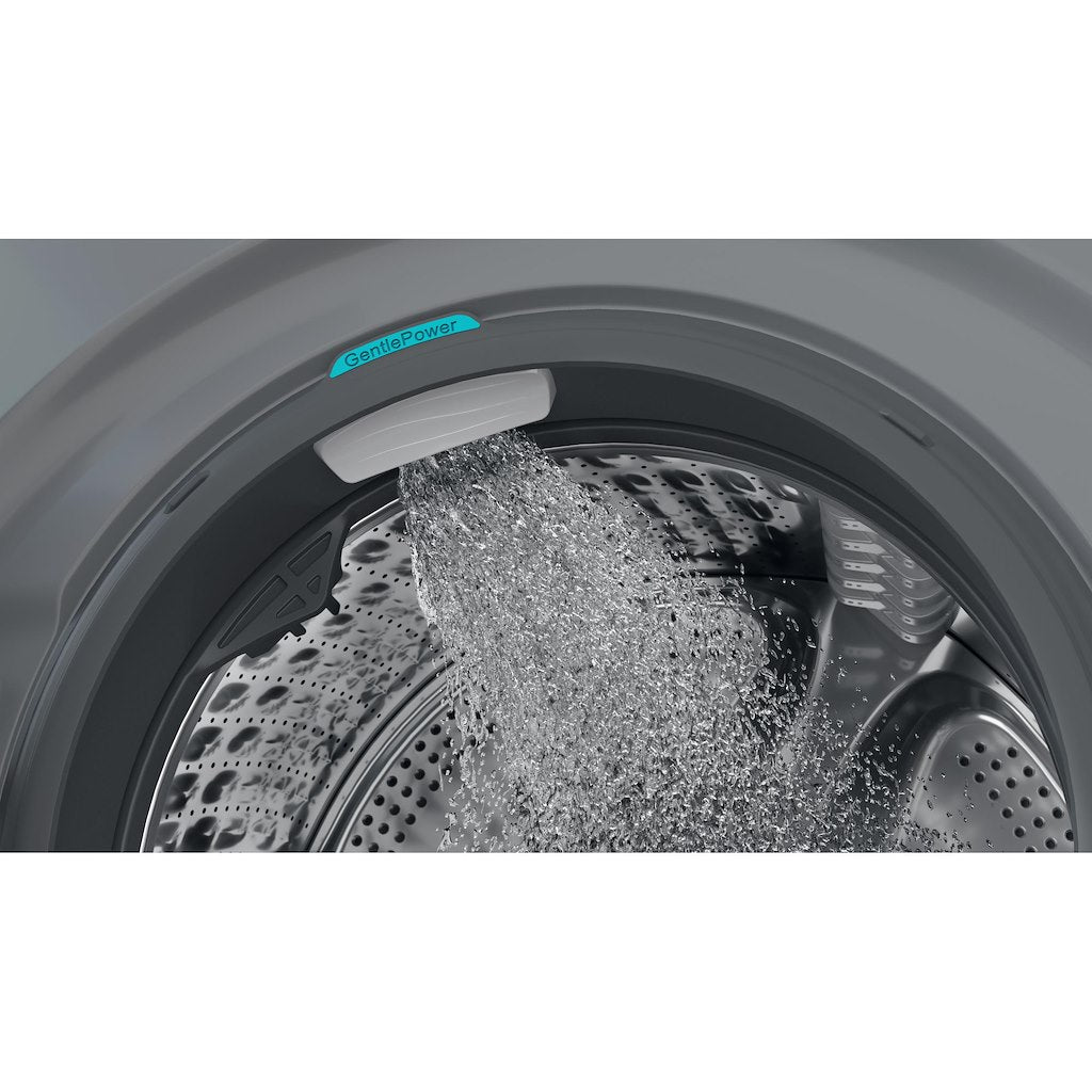 Hotpoint H8 09ADS GPOWER UK 10kg 1400rpm GentlePower Washing Machine - Silver