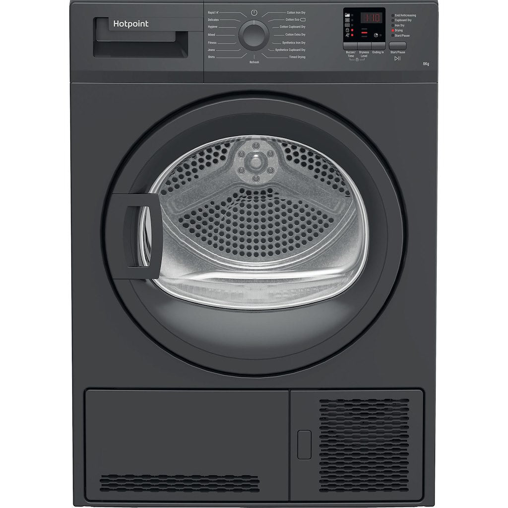 Hotpoint CHDC82GGGDUK 8kg Condenser Tumble Dryer - Graphite