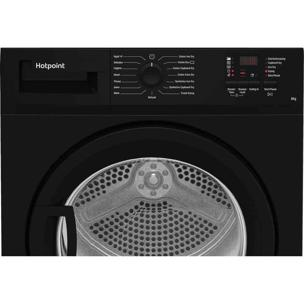 Hotpoint CHDC82BBGDUK 8kg Condenser Tumble Dryer - Black